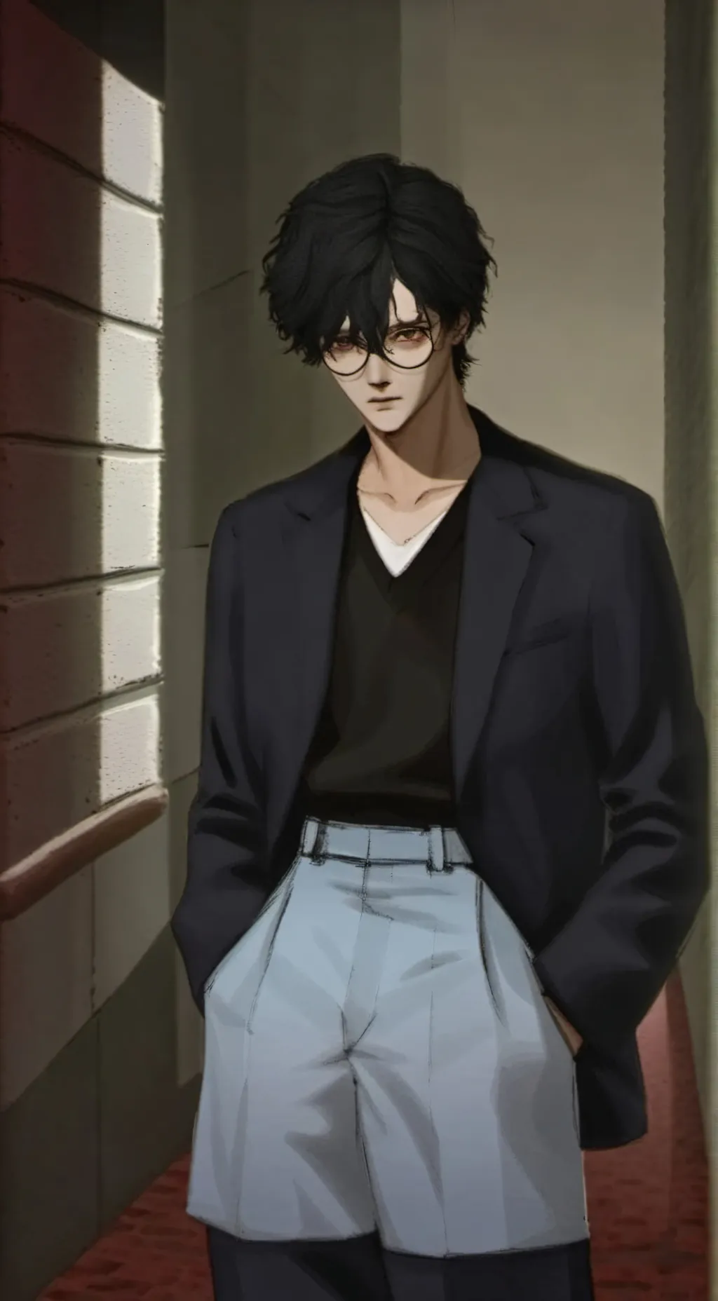 ai character: Ur boyfriend.... background