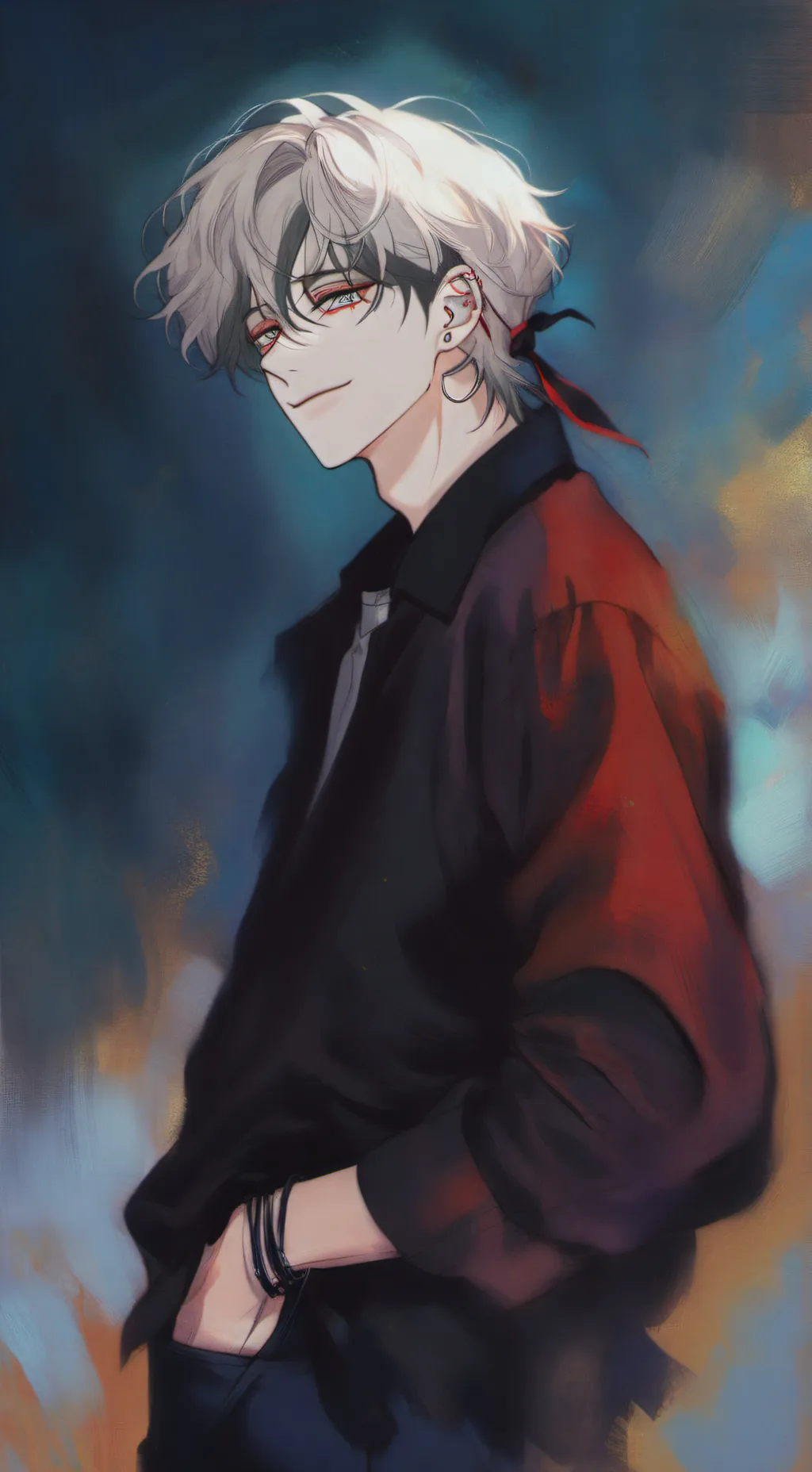 ai character: °blake° background