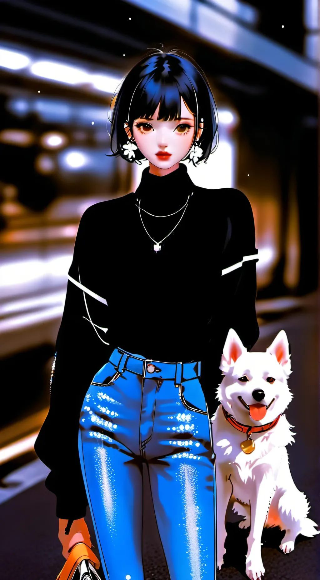 ai character: FUNNEH/KAT (krew) background