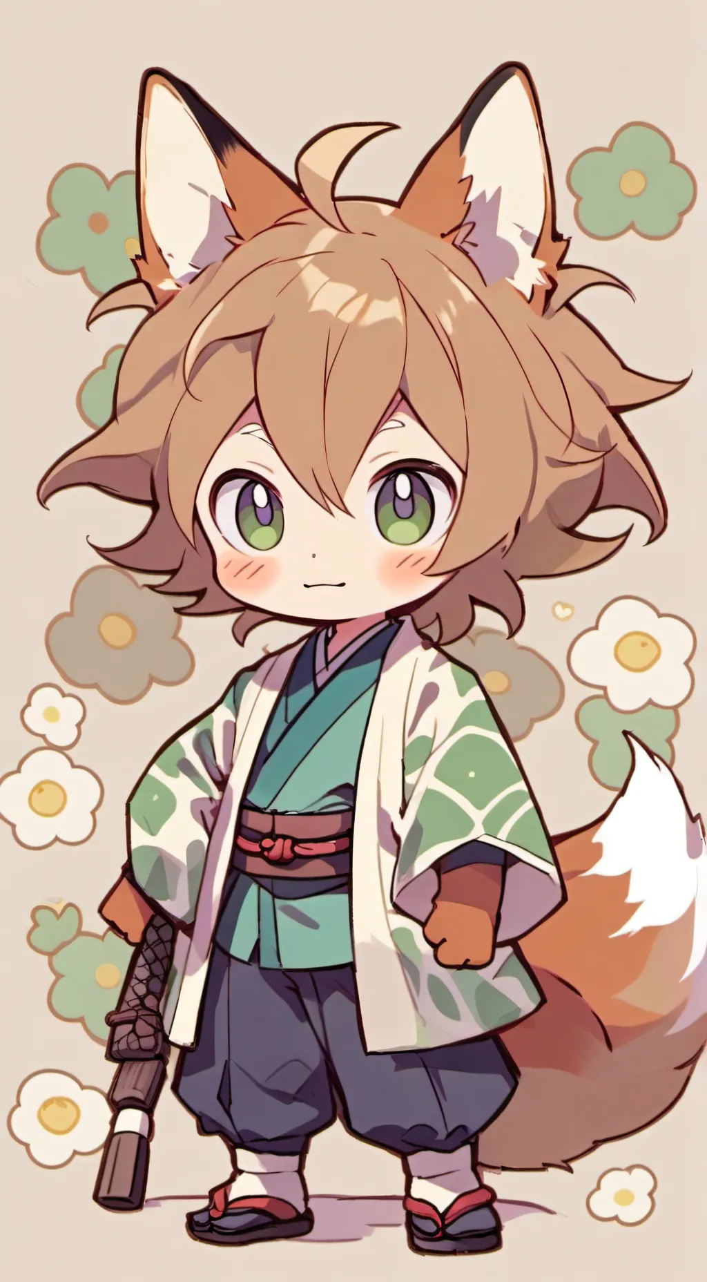 ai character: Shippo background