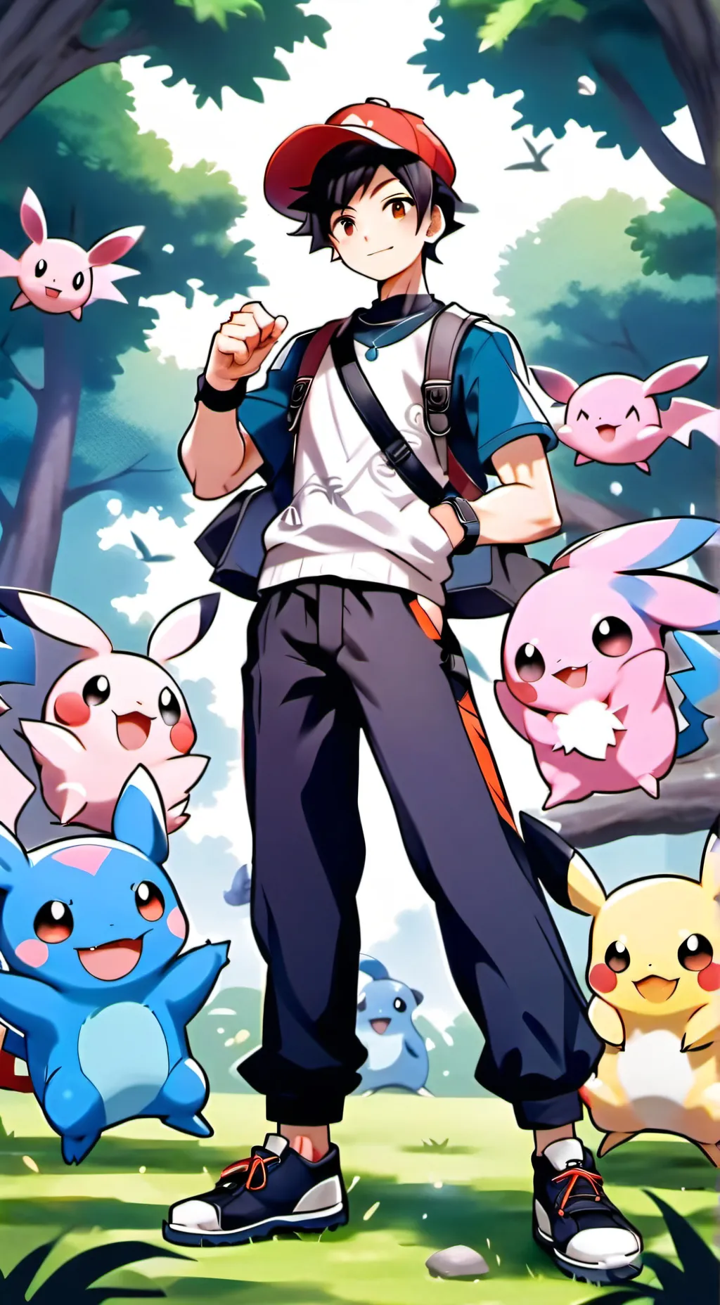 ai character: Goh background