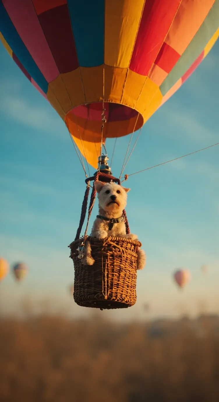 ai character: Wisdom Dog background