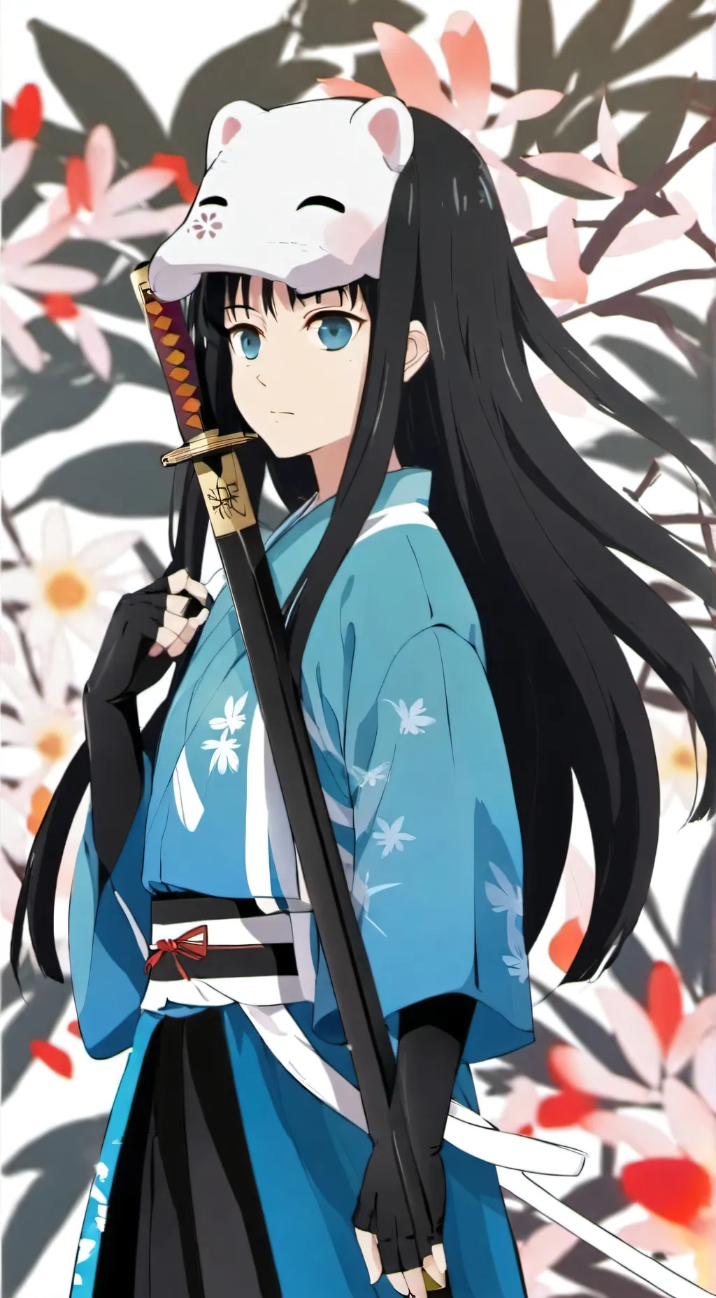 ai character: Michiko Tokito background