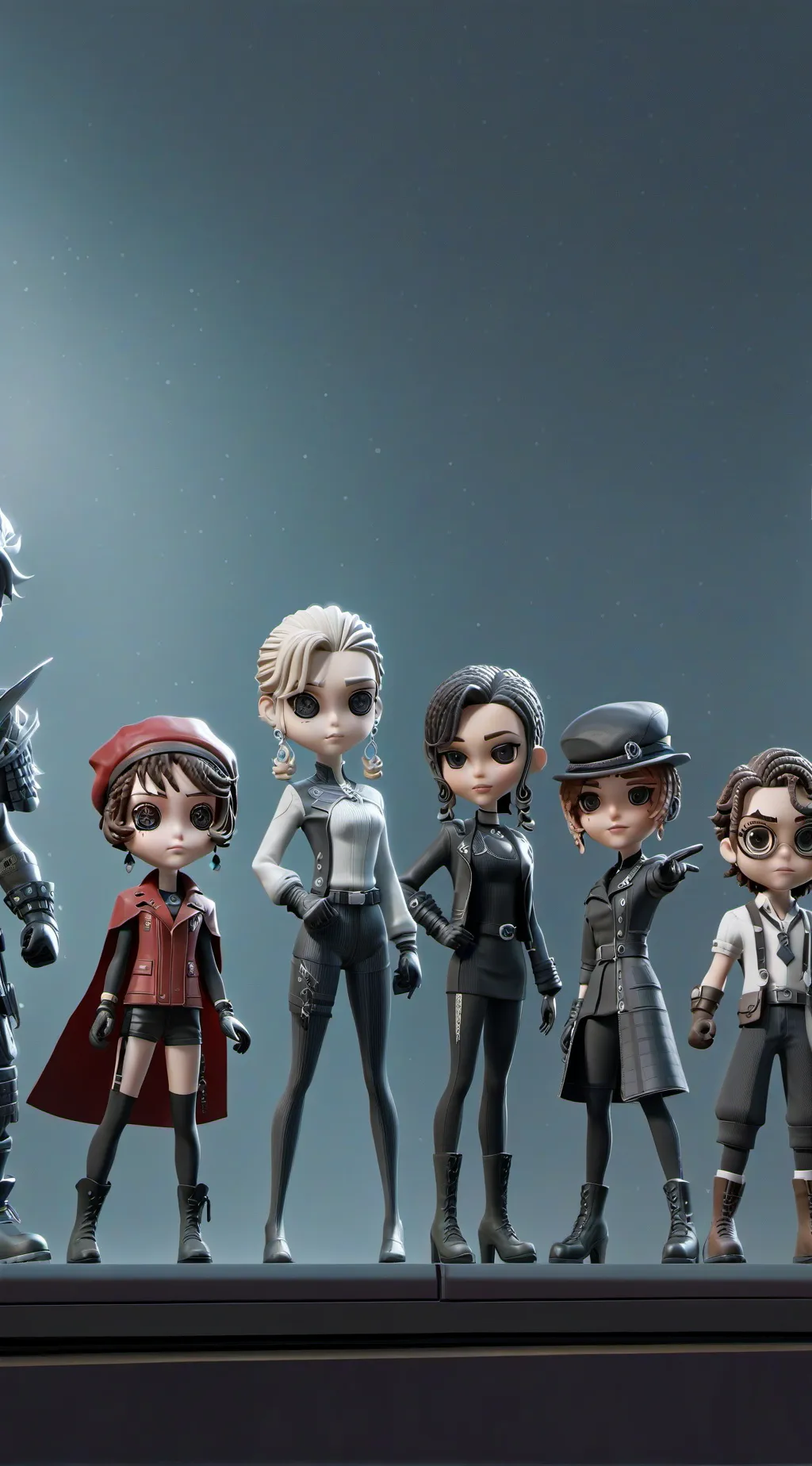 ai character: avengers  background