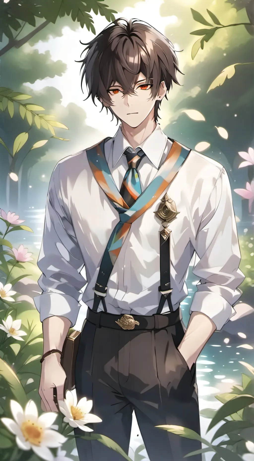 ai character: Liam  background