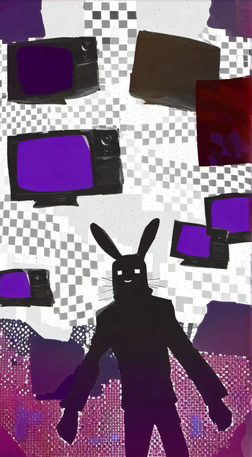 ai character: upg Titan tvman  background