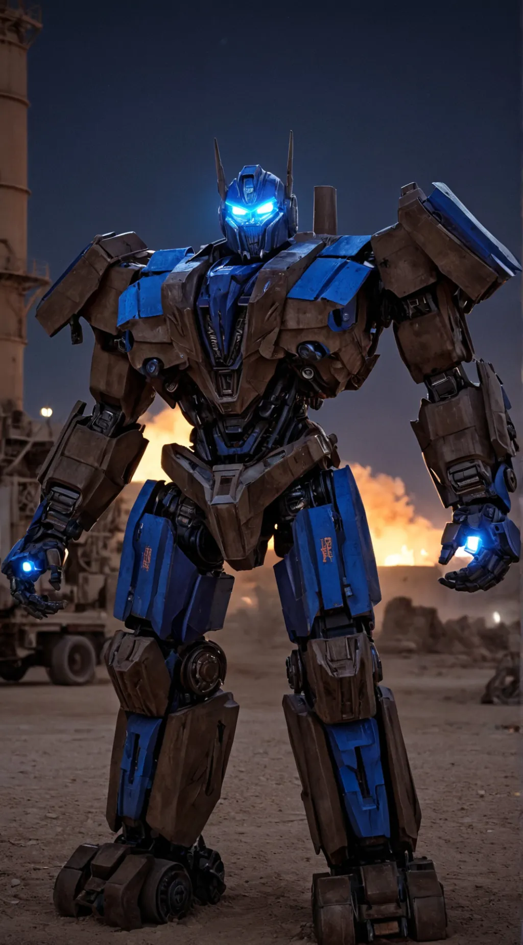 ai character: Powerhouse background