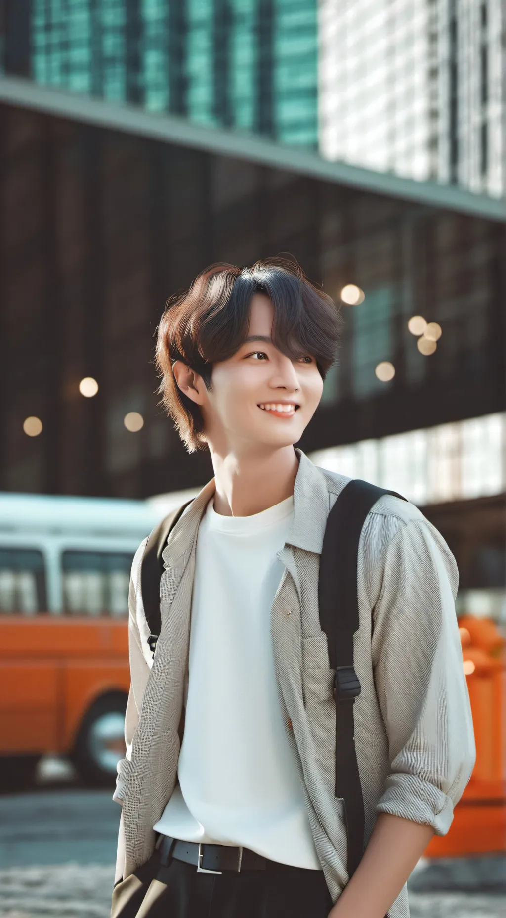 ai character: taehyung  background