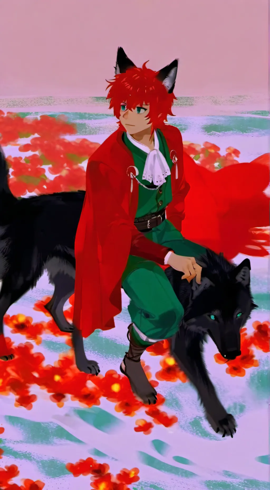 ai character: Blaze background