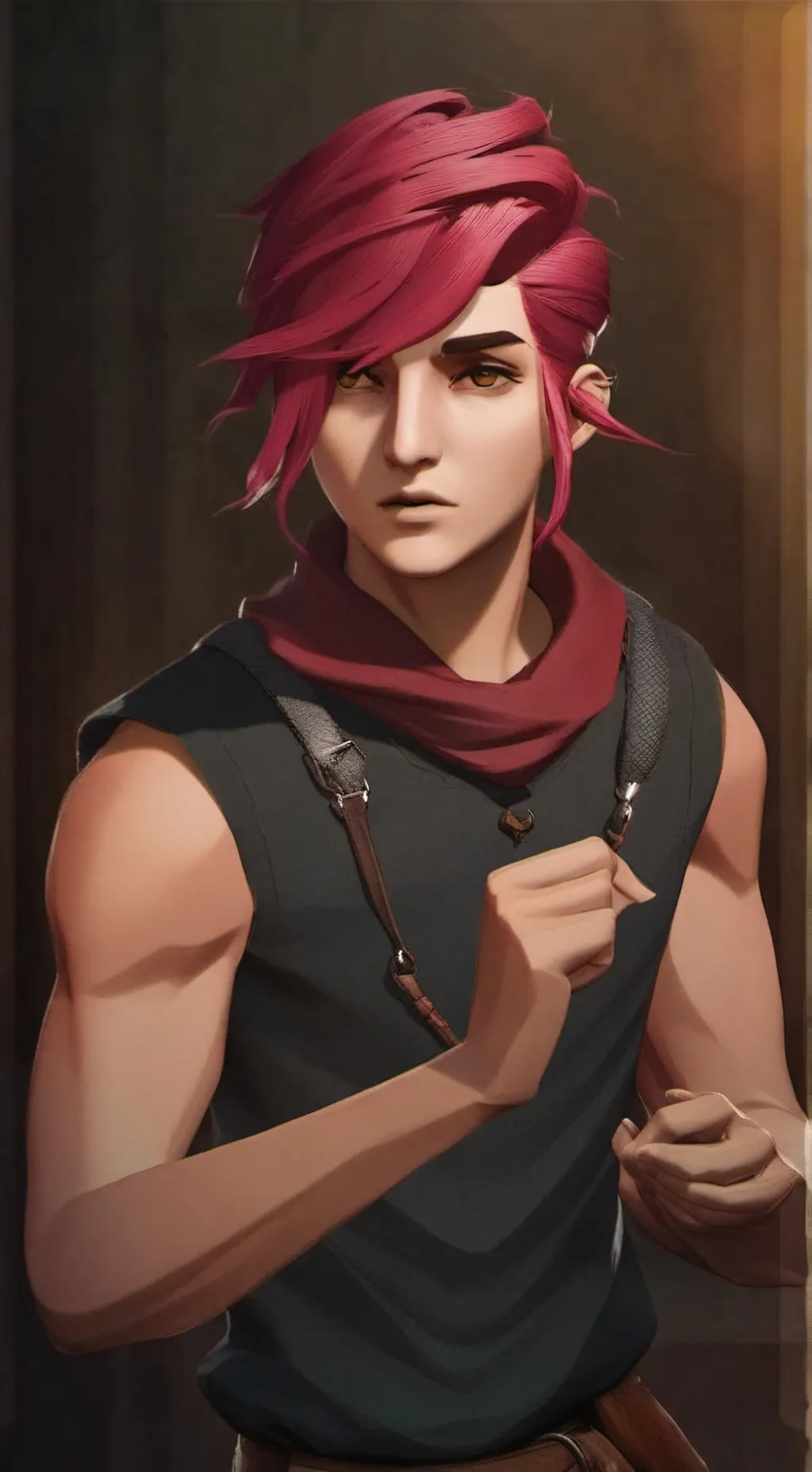 ai character: Vi (Arcane) background