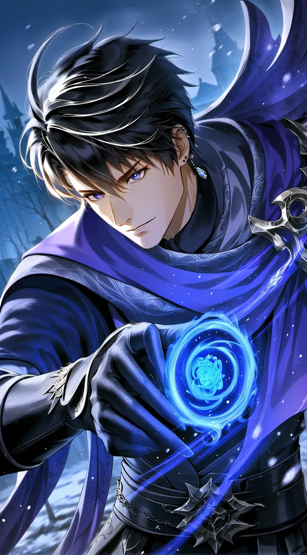 ai character: Zhi.  background