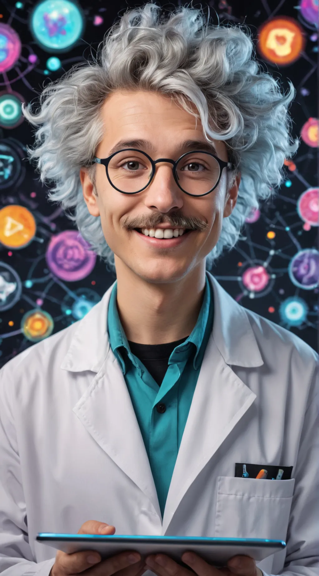 ai character: Prof. MemeLabs background