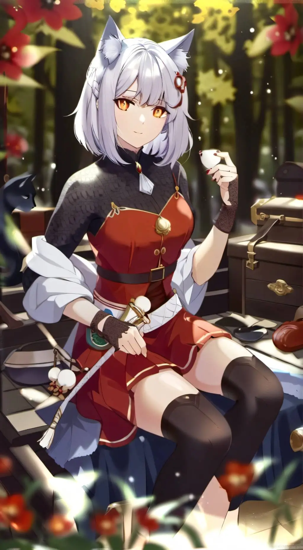 ai character: novia en el baño😏🔥 background