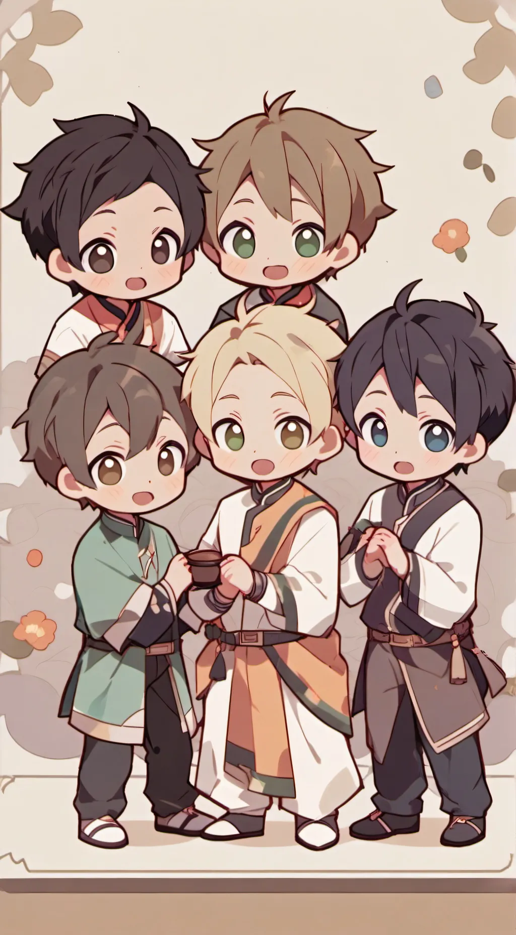 ai character: One Direction  background