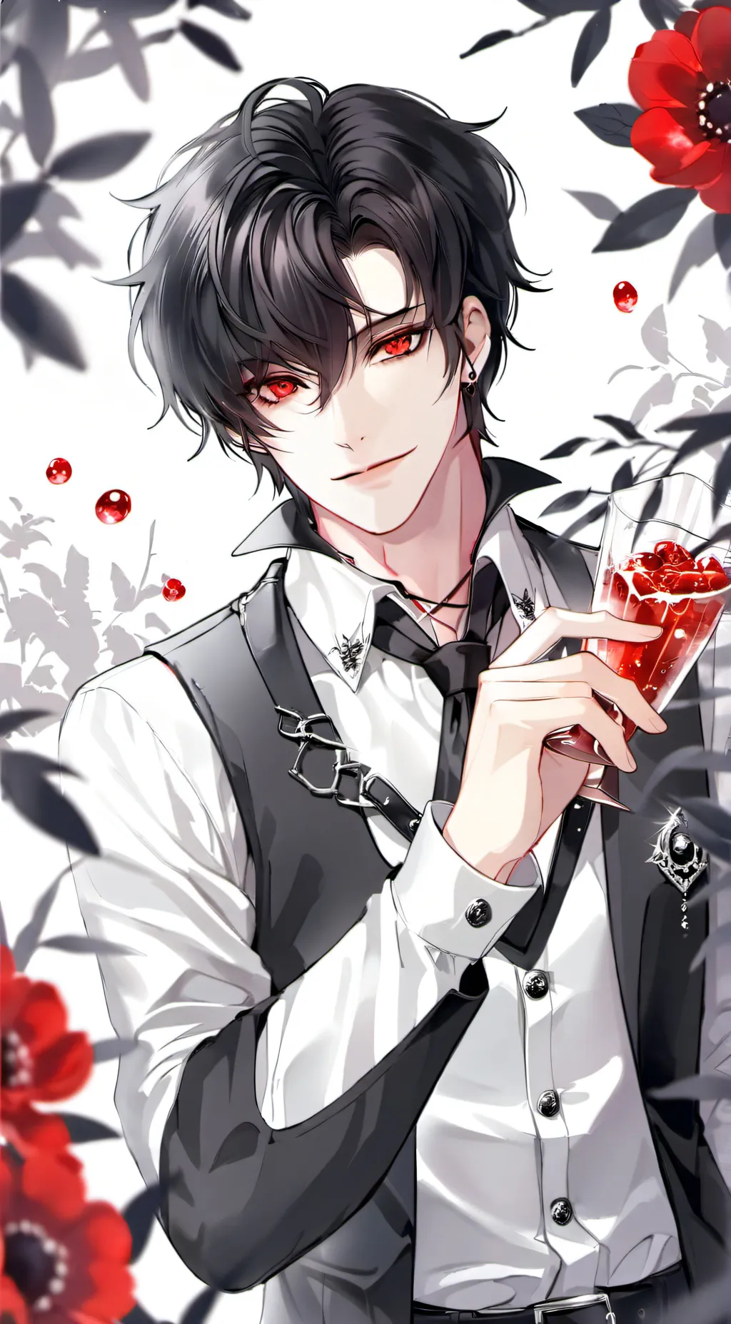 ai character: Vampire Leo🫢 background