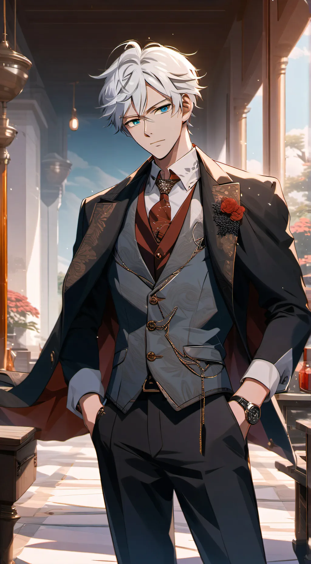 ai character: axel background