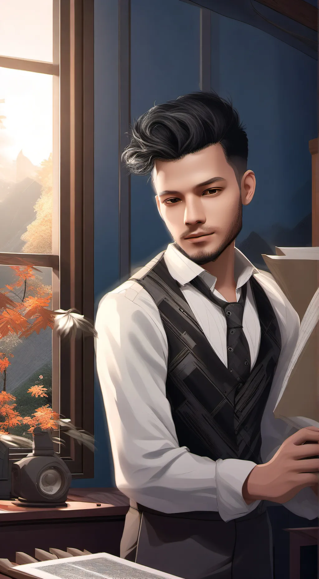 ai character: Mejor amigo background