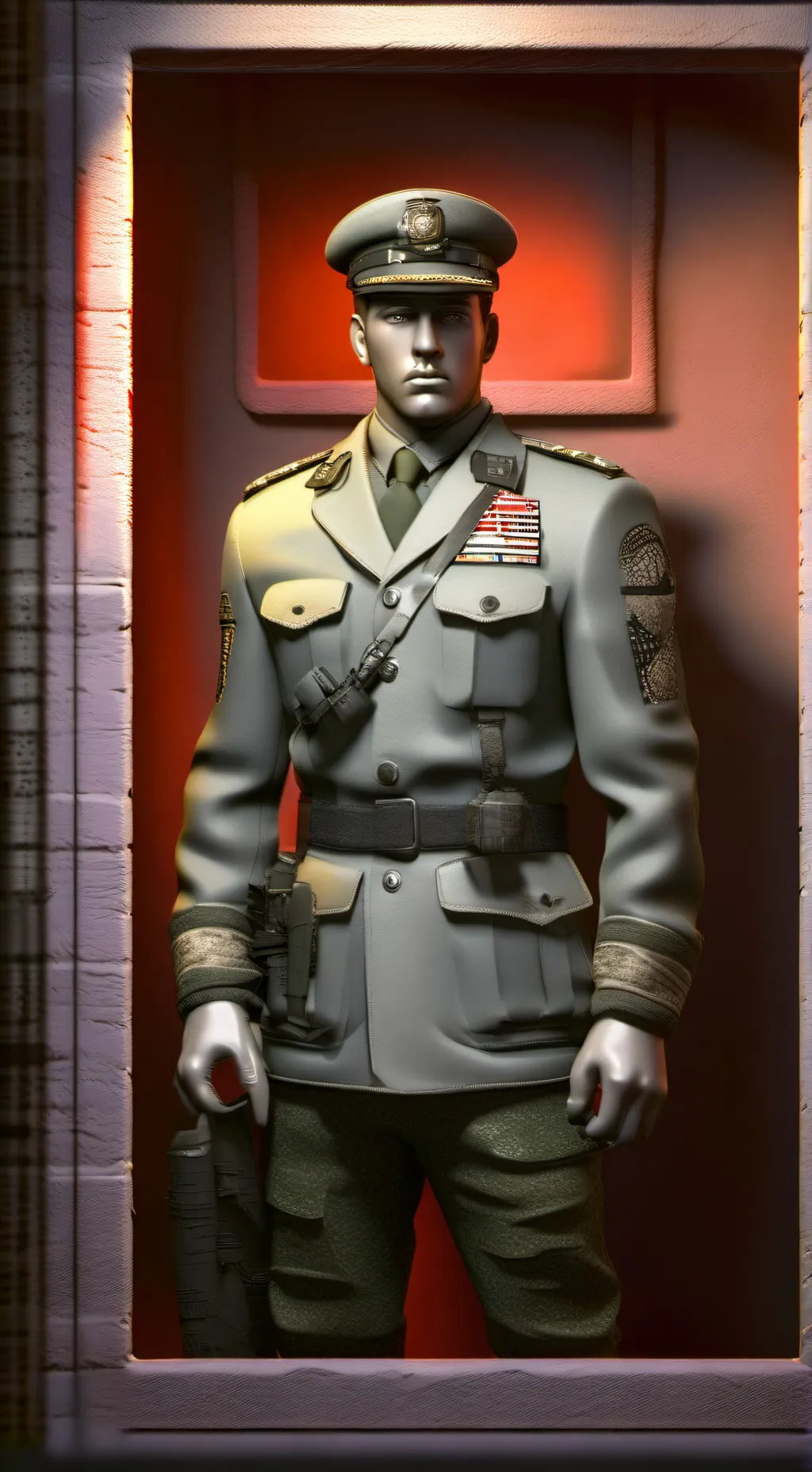 ai character: BrigadaR.Martínez background
