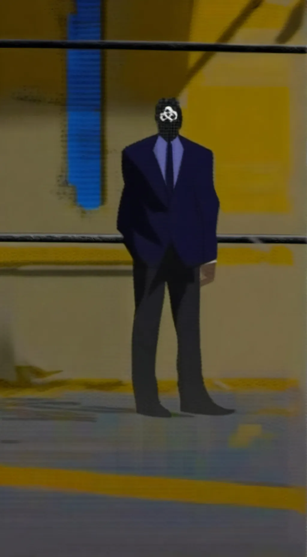 ai character: The creepy guy ￼ background