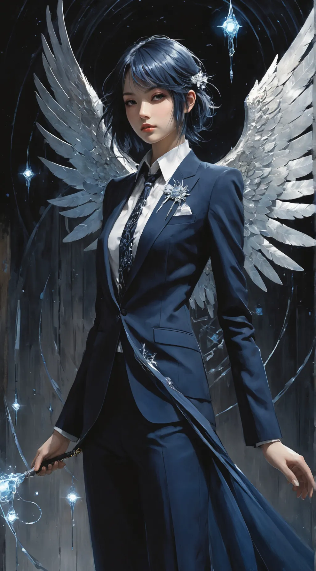 ai character: Raven background