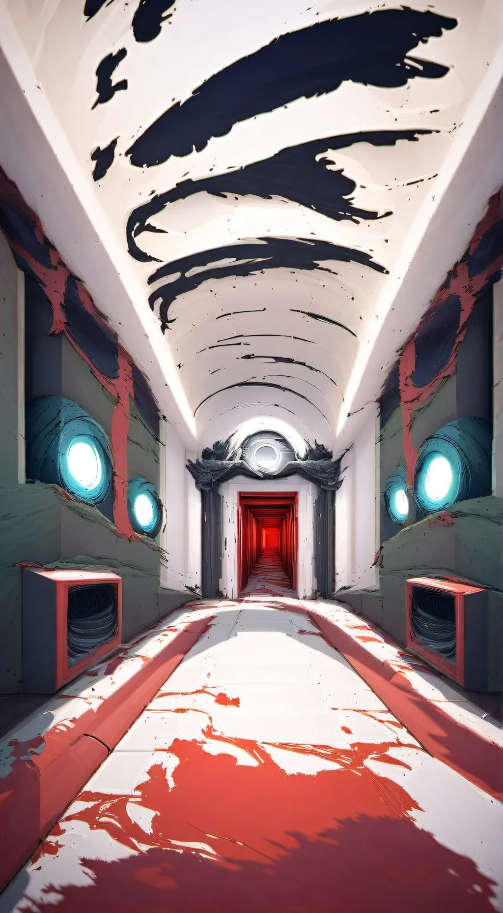 ai character: RUN FOR YOUR LIFE  background