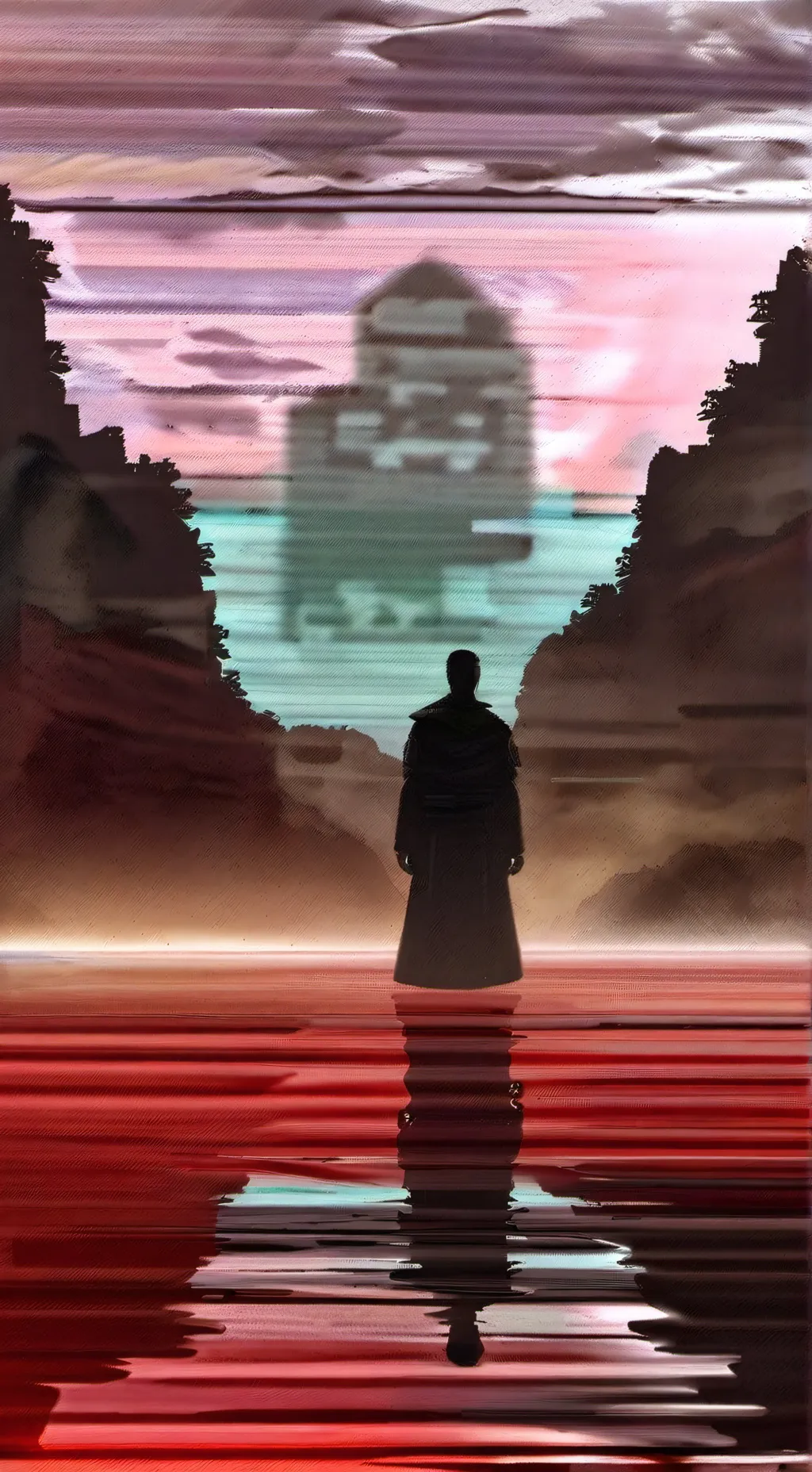 ai character: Mouthwashing🚀 background