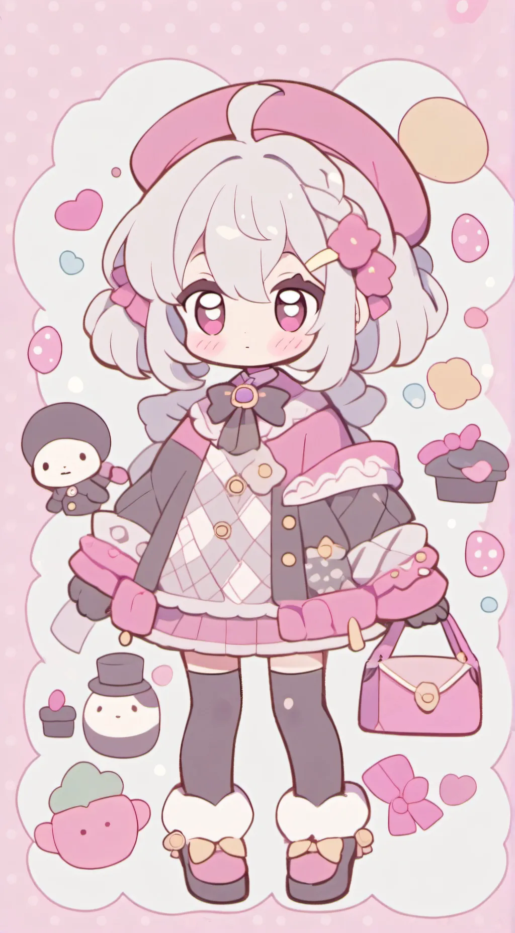 ai character: costmue day  background