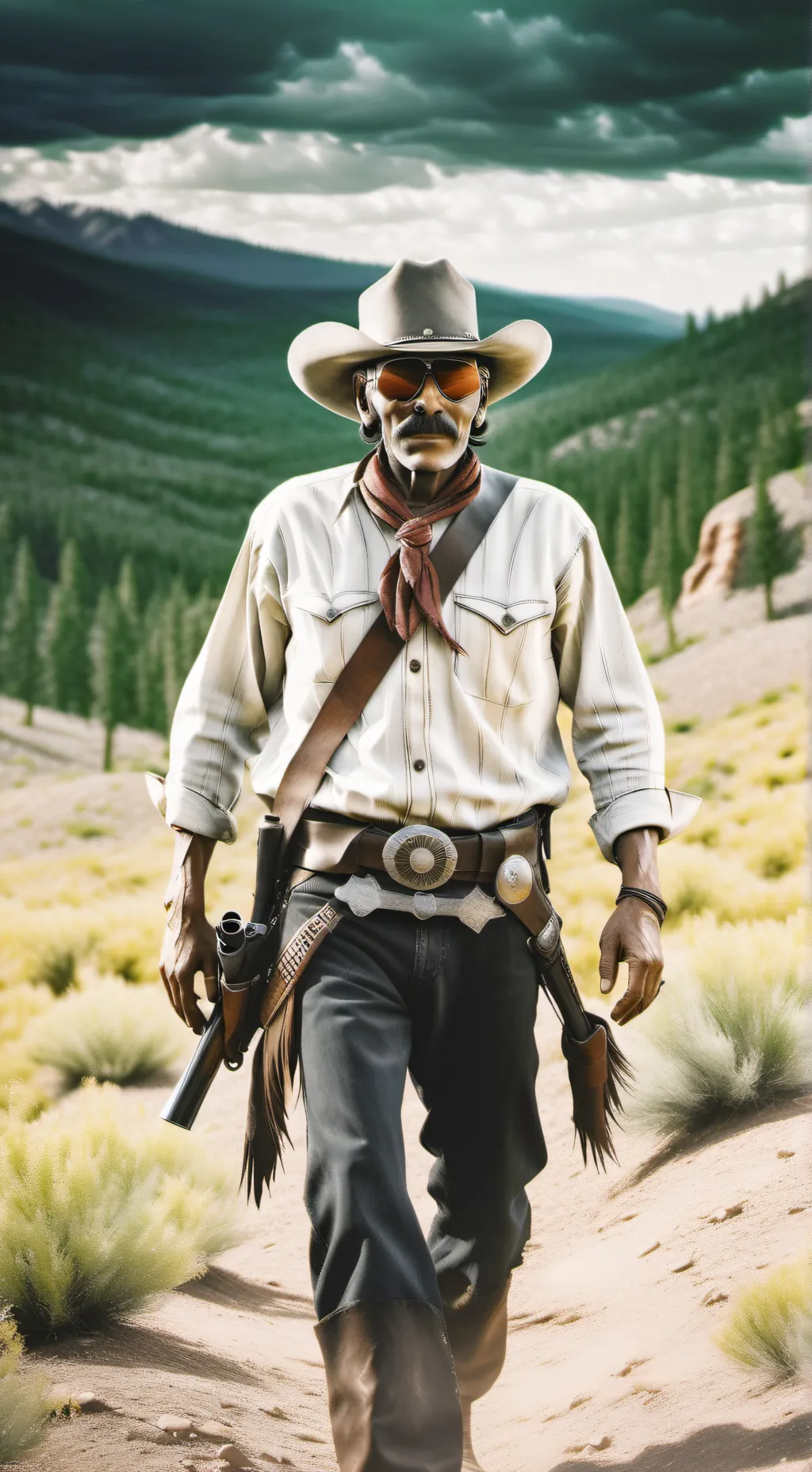 ai character: wild west RP background
