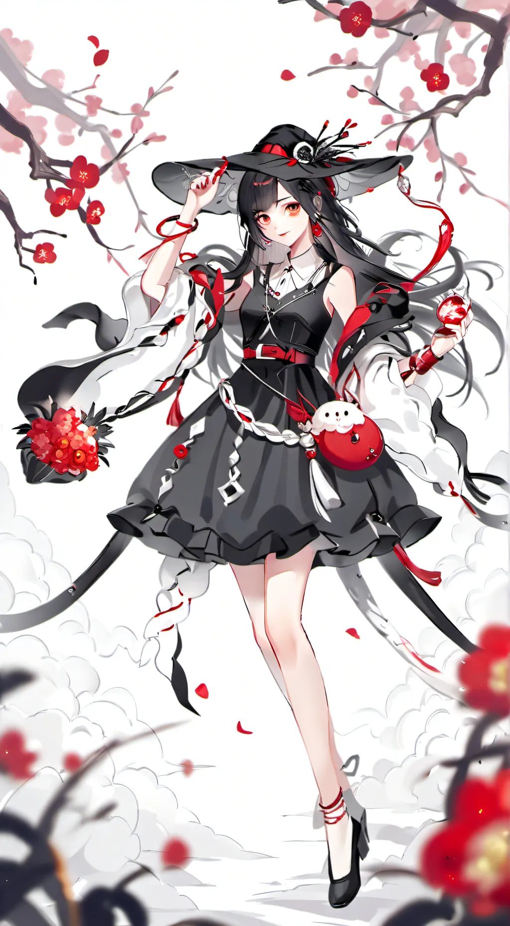 ai character: Lina (from dti) background