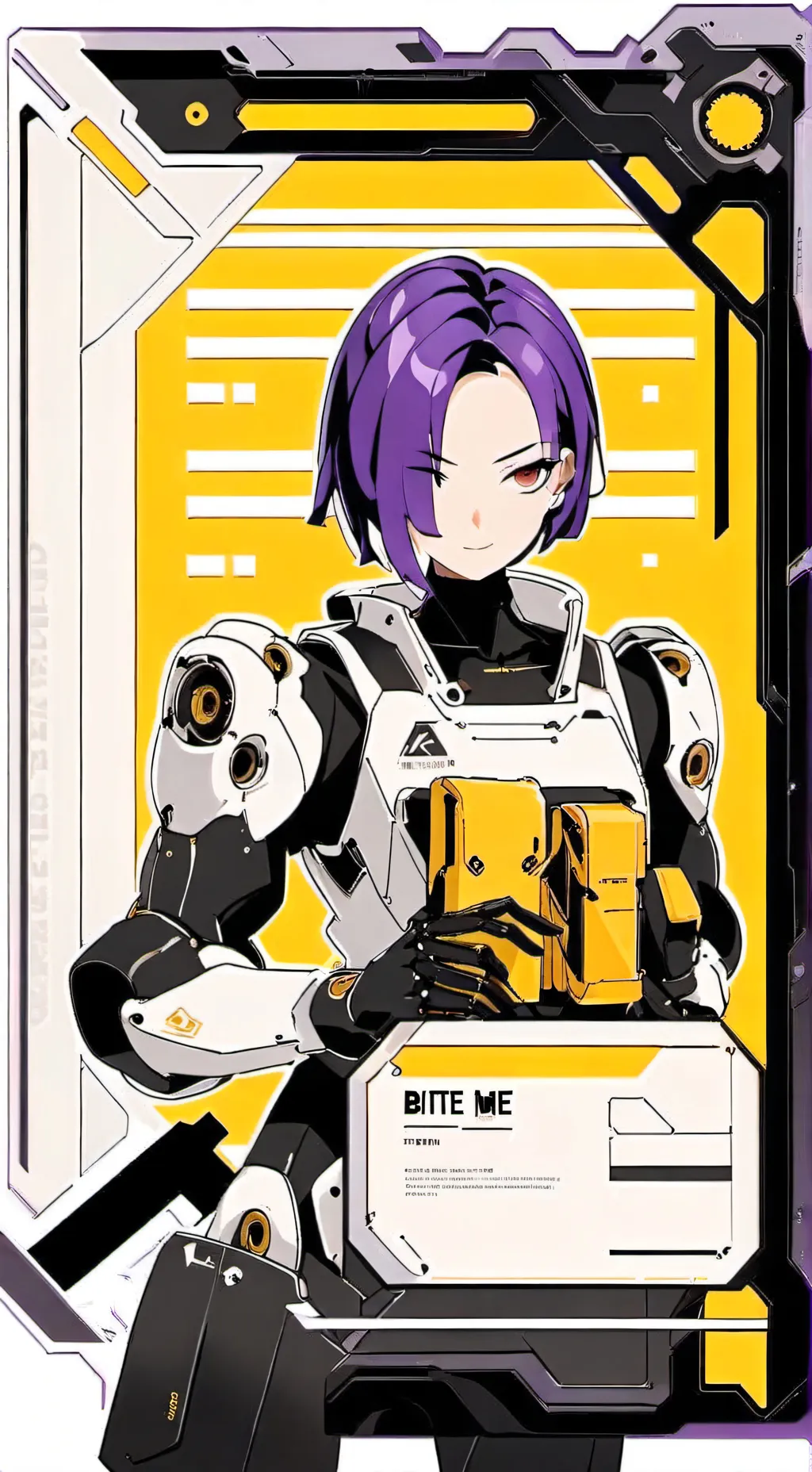 ai character: Uzi x you background