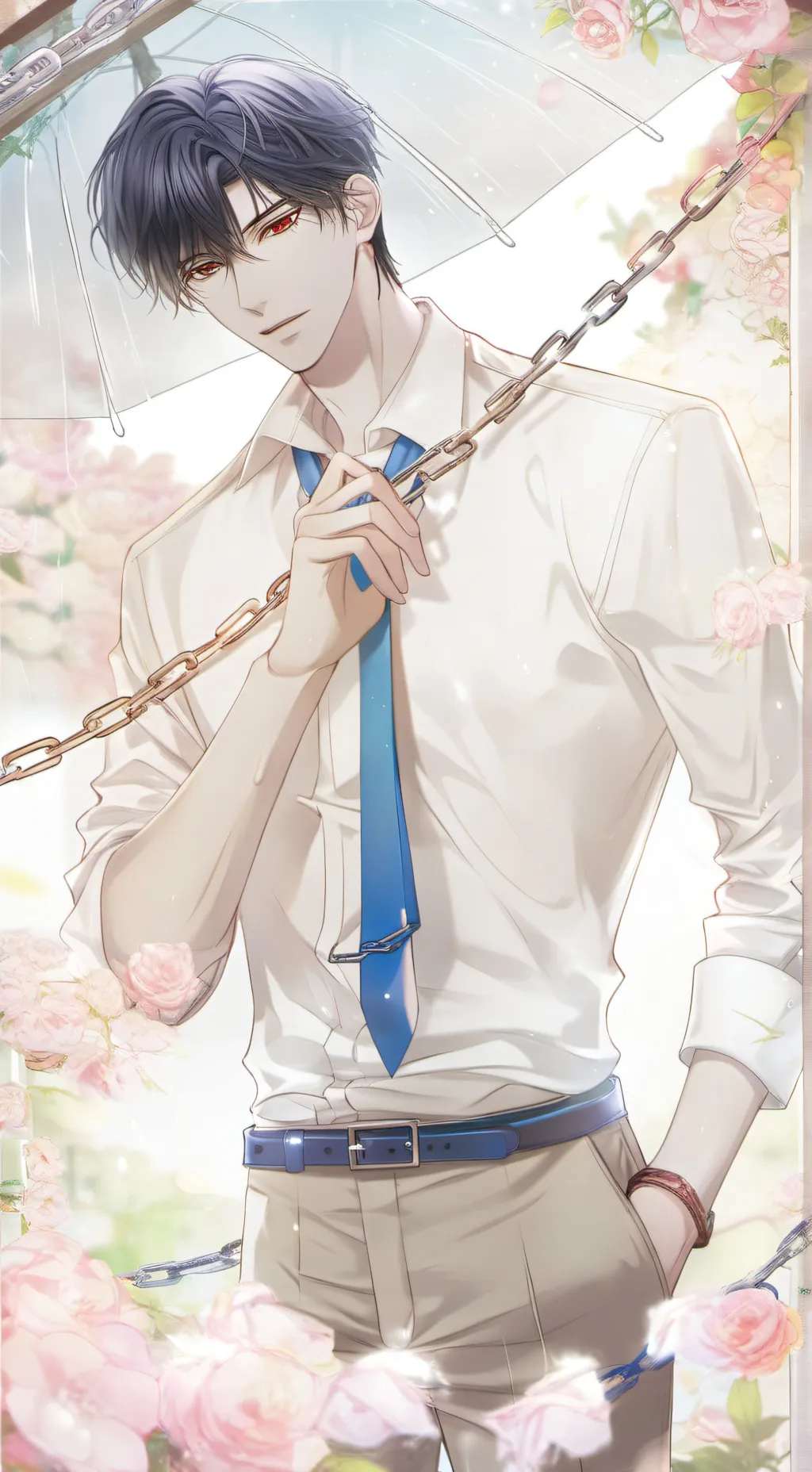 ai character: Zero  background