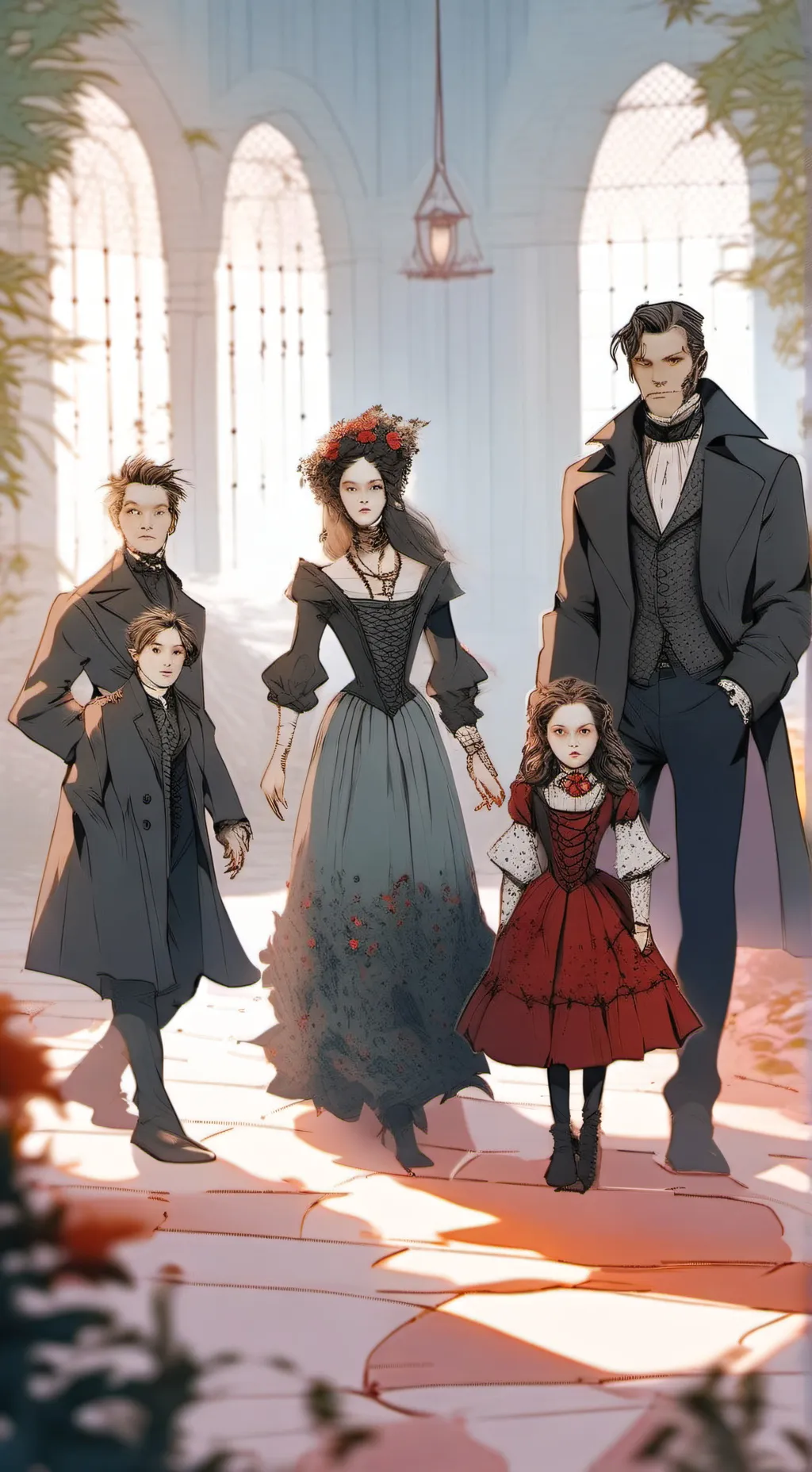 ai character: Sackville-Baggs  background