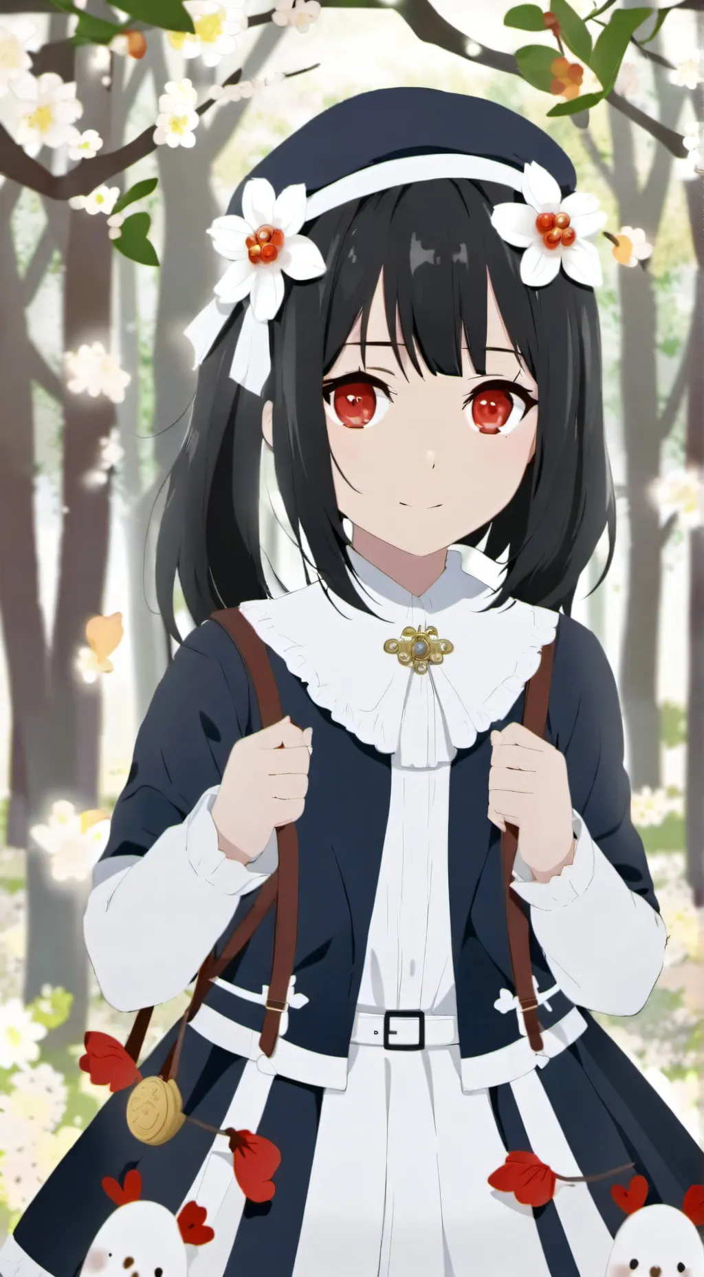 ai character: pom-pom girl  background