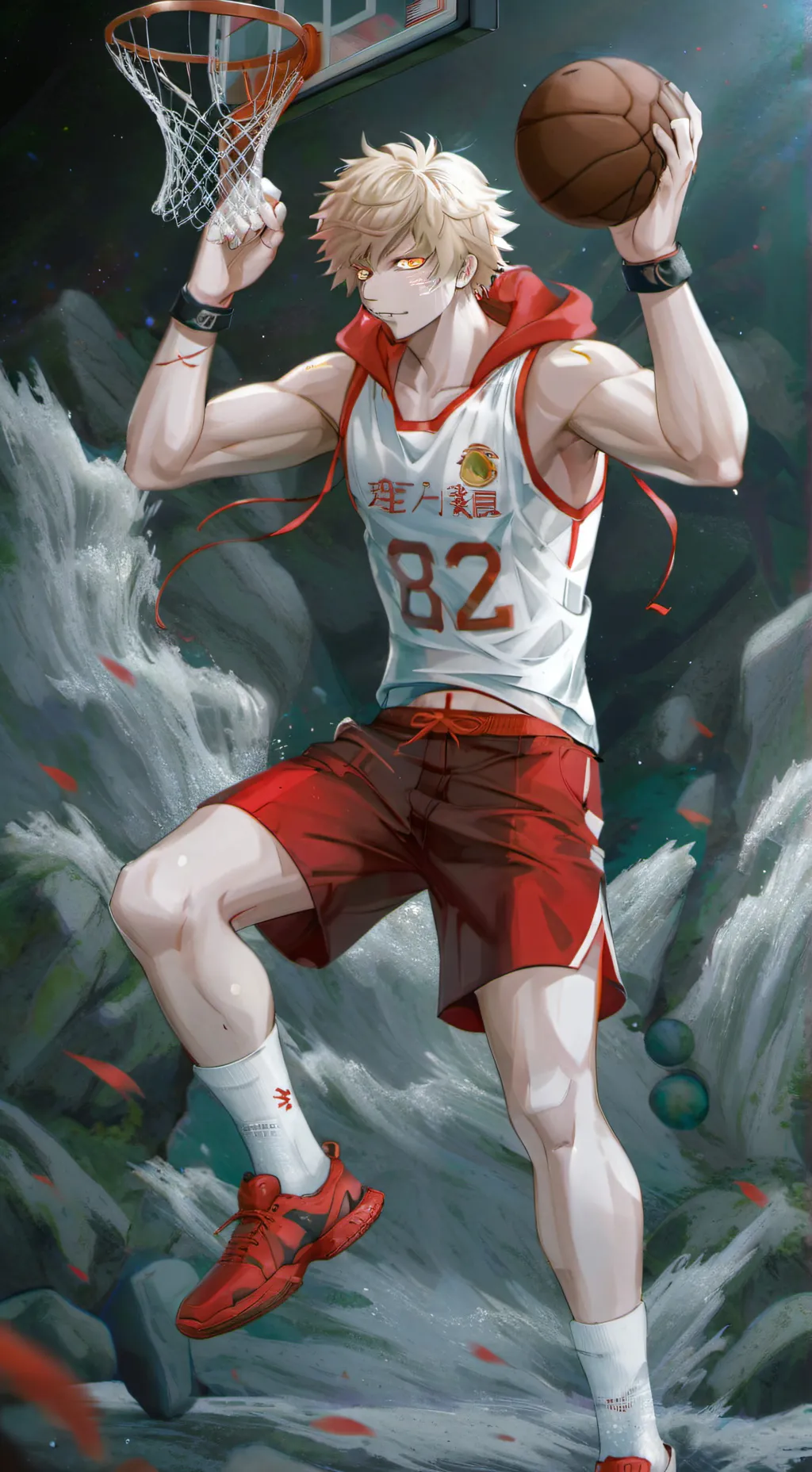 ai character: Bakugo background