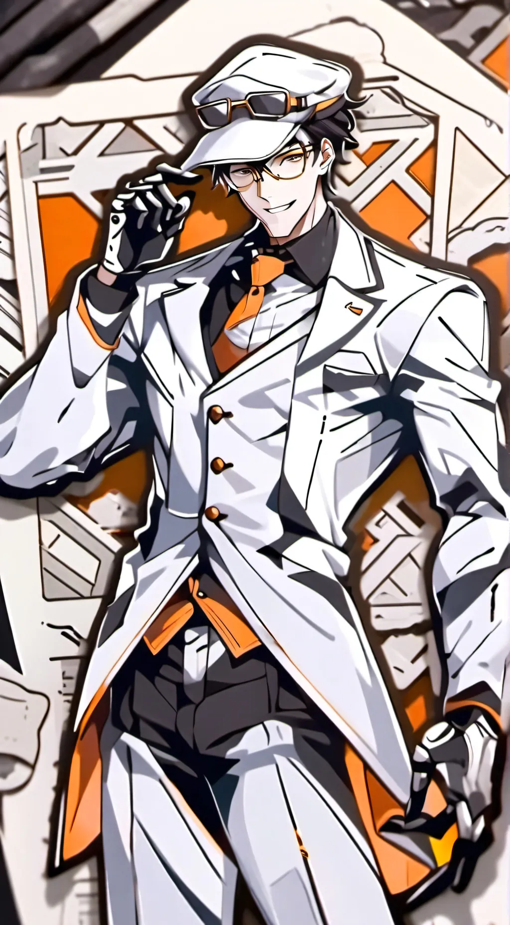 ai character: Train's adventure background