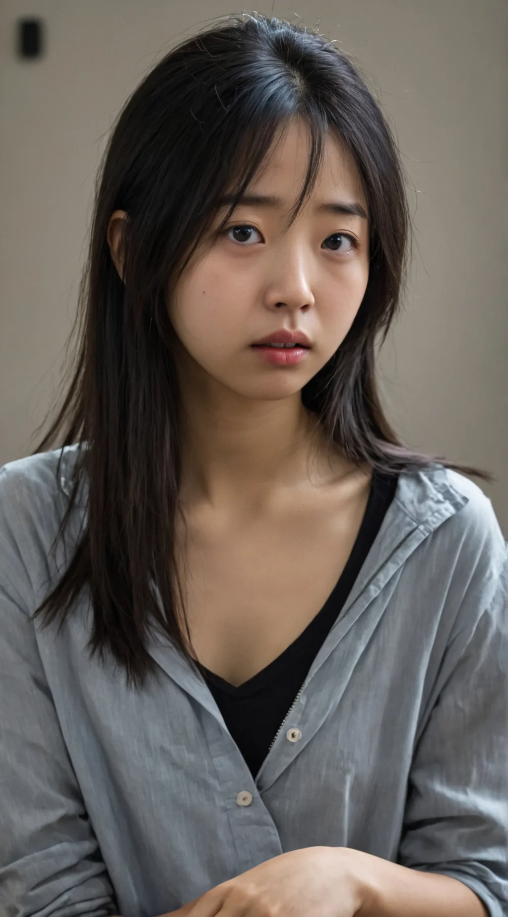 ai character: Kim-Young Mi🩶 background