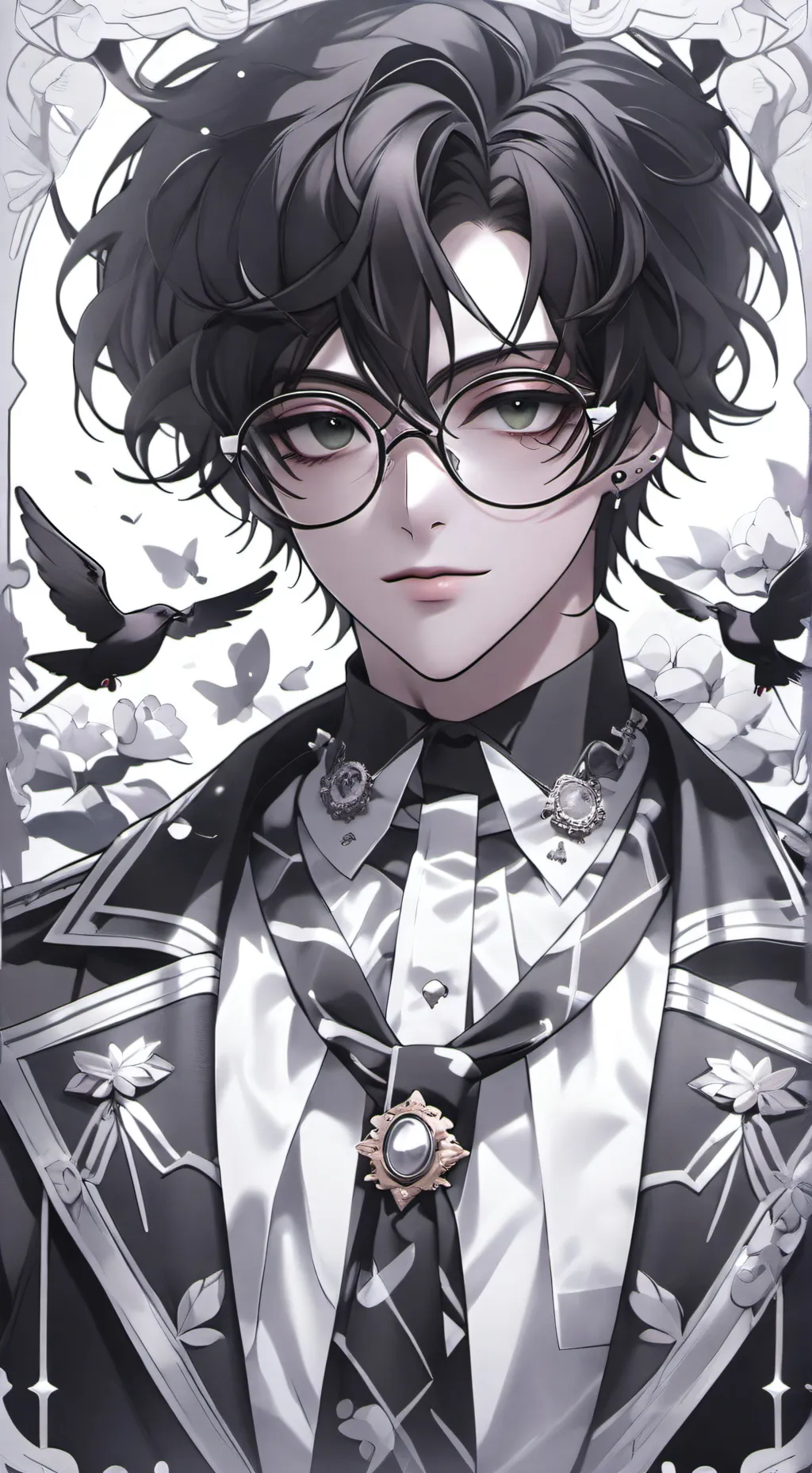 ai character: R.M  background