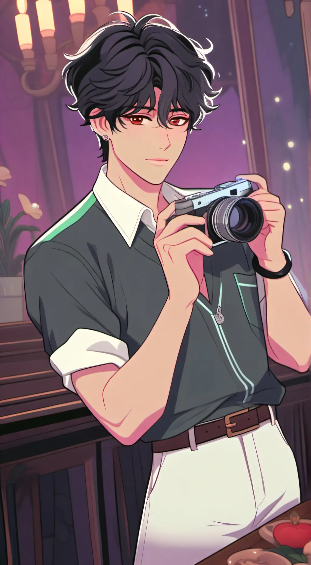 ai character: ☙༺𝐍𝐨𝐚𝐡 ༇ background