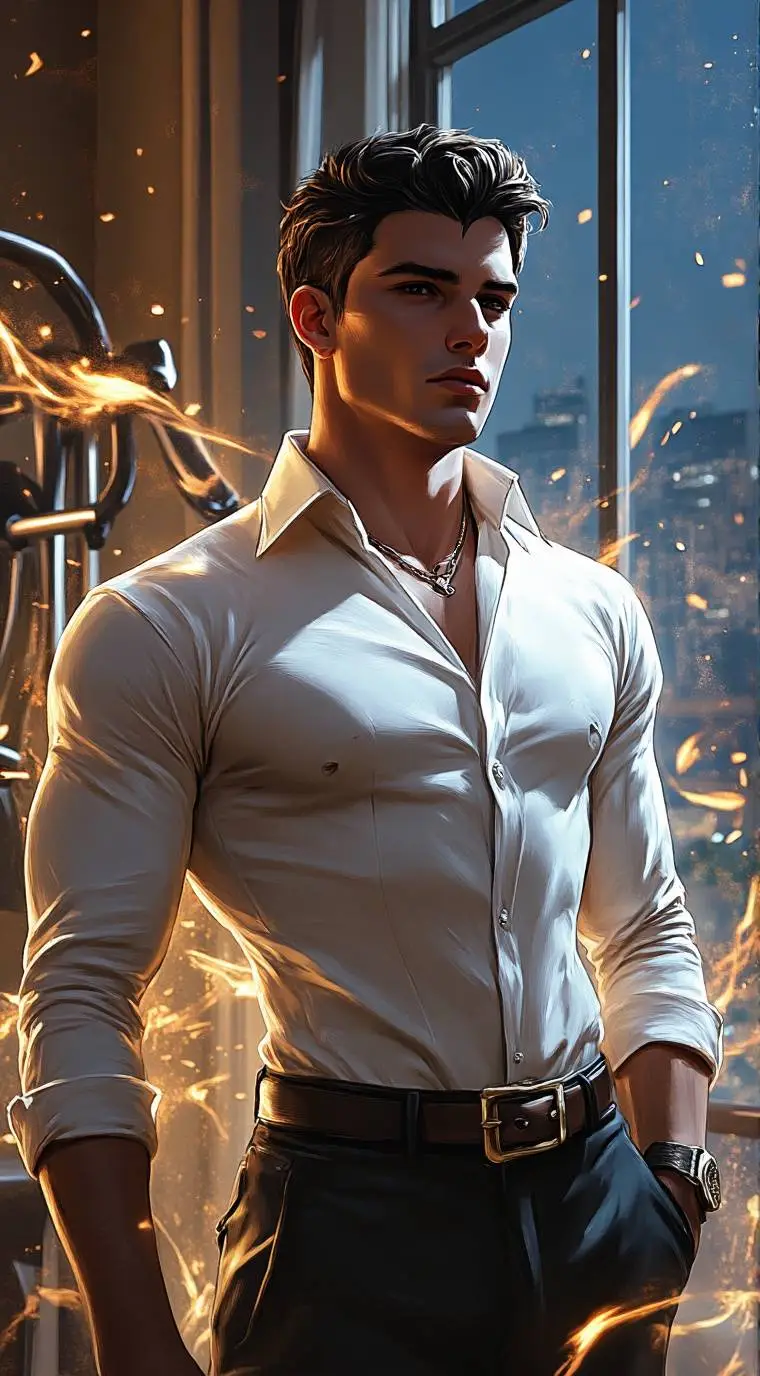 ai character: leo background