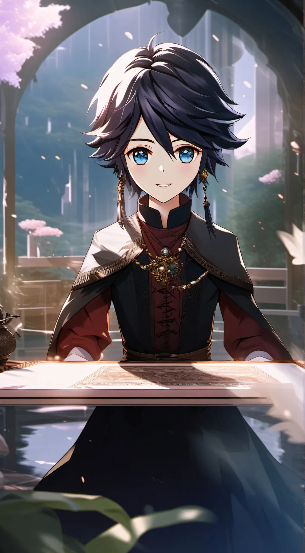 ai character: Venti (Barbatos) background