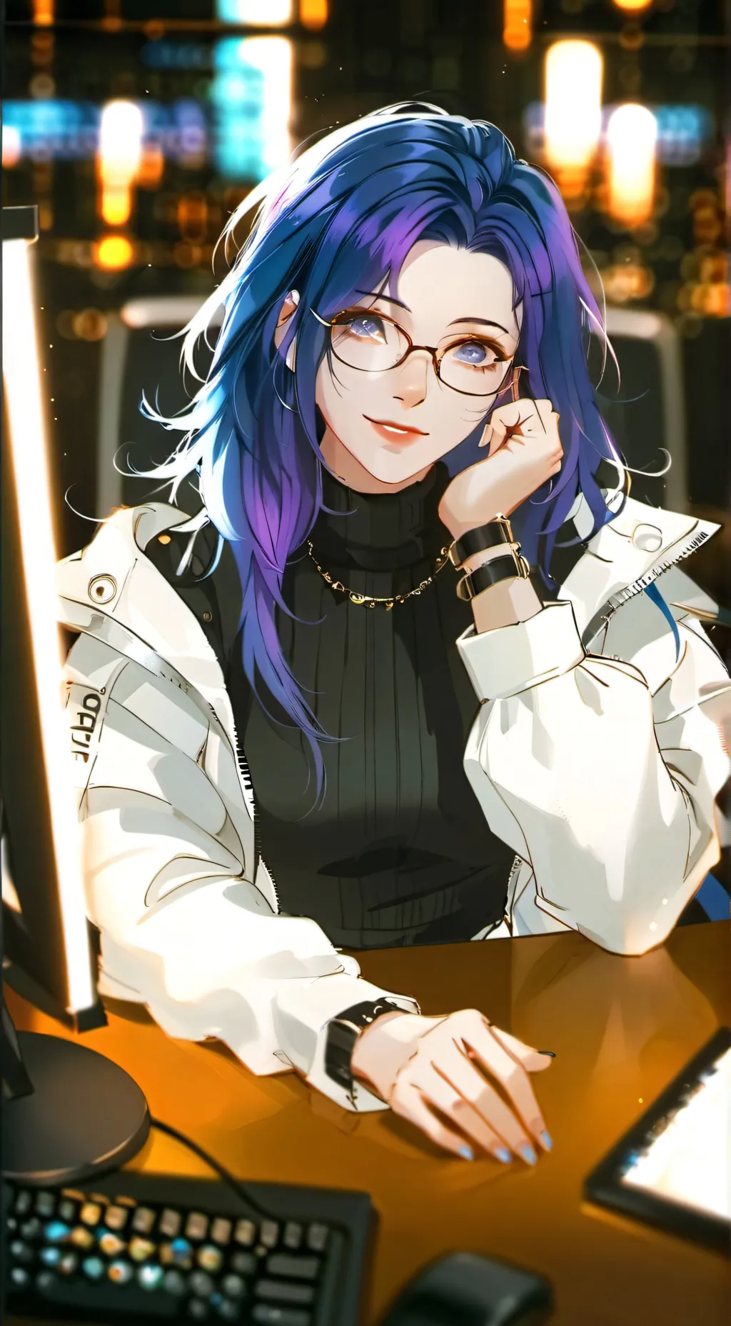 ai character: Rei background