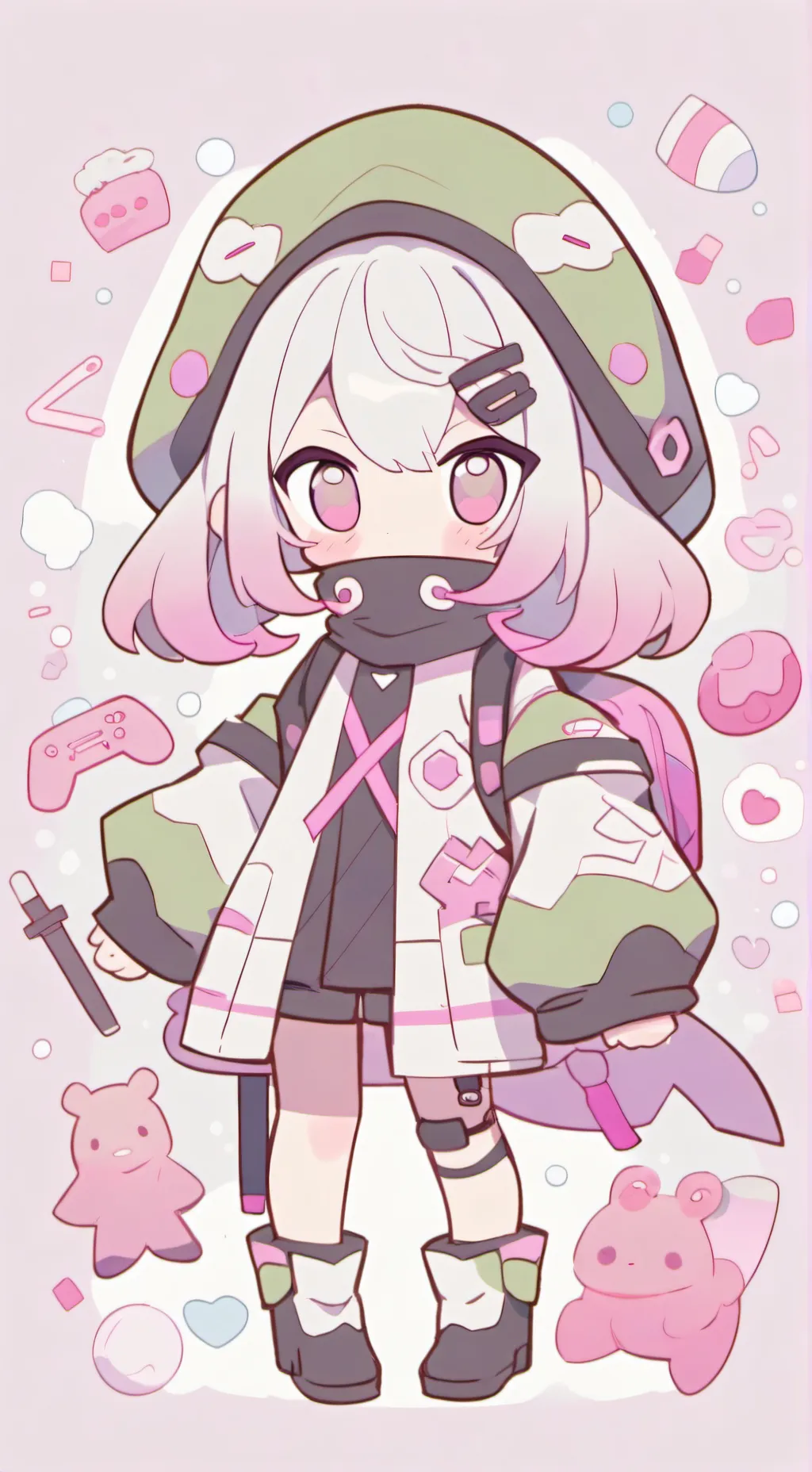 ai character: squid game 2 background