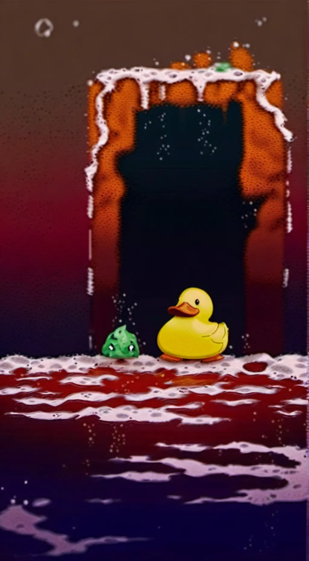 ai character: tangled quackity background