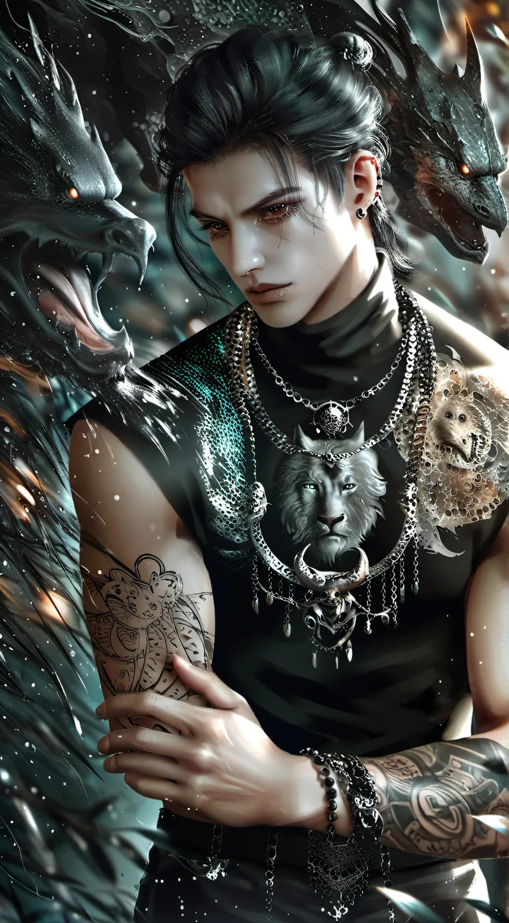 ai character: Drake background