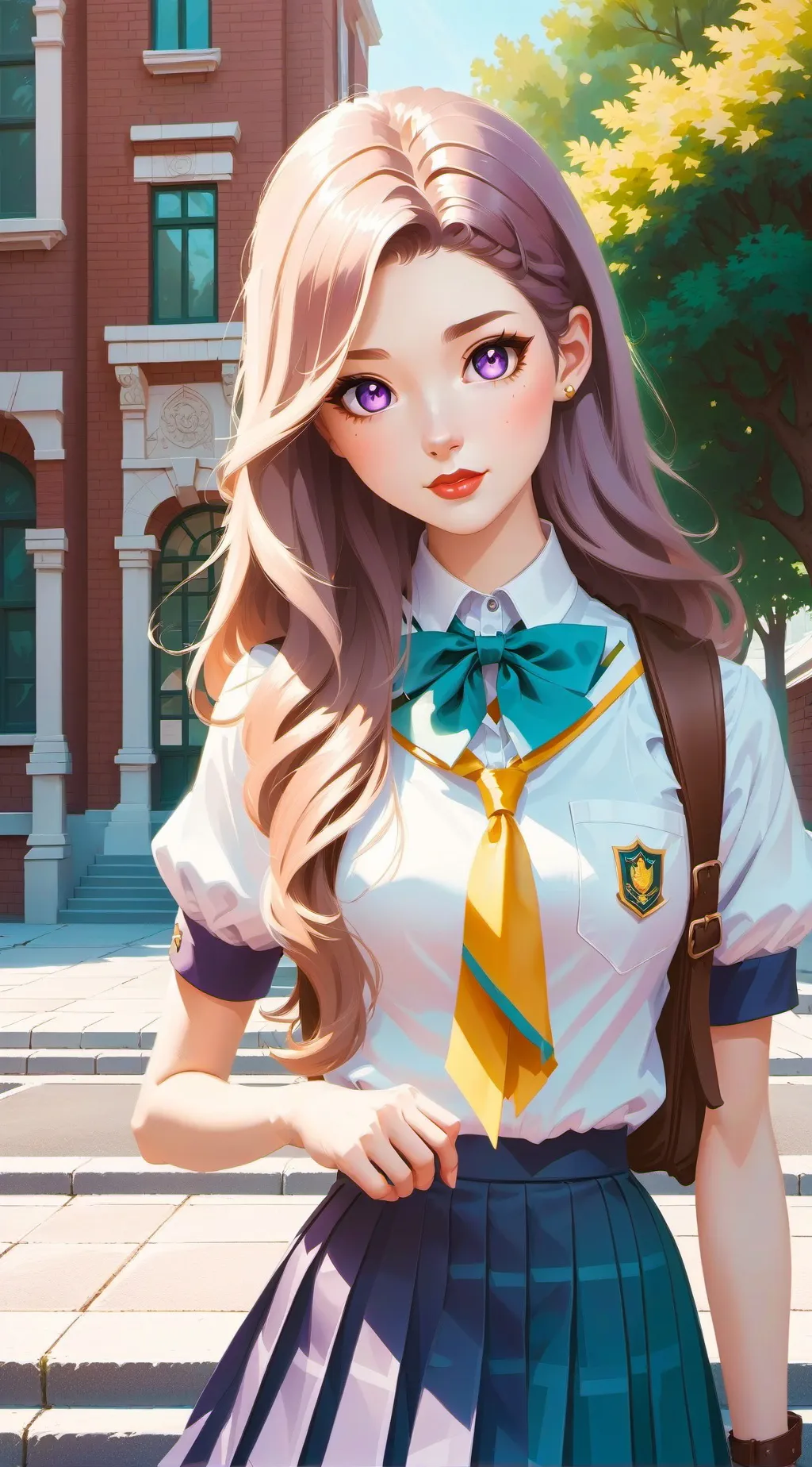 ai character: Arielle background