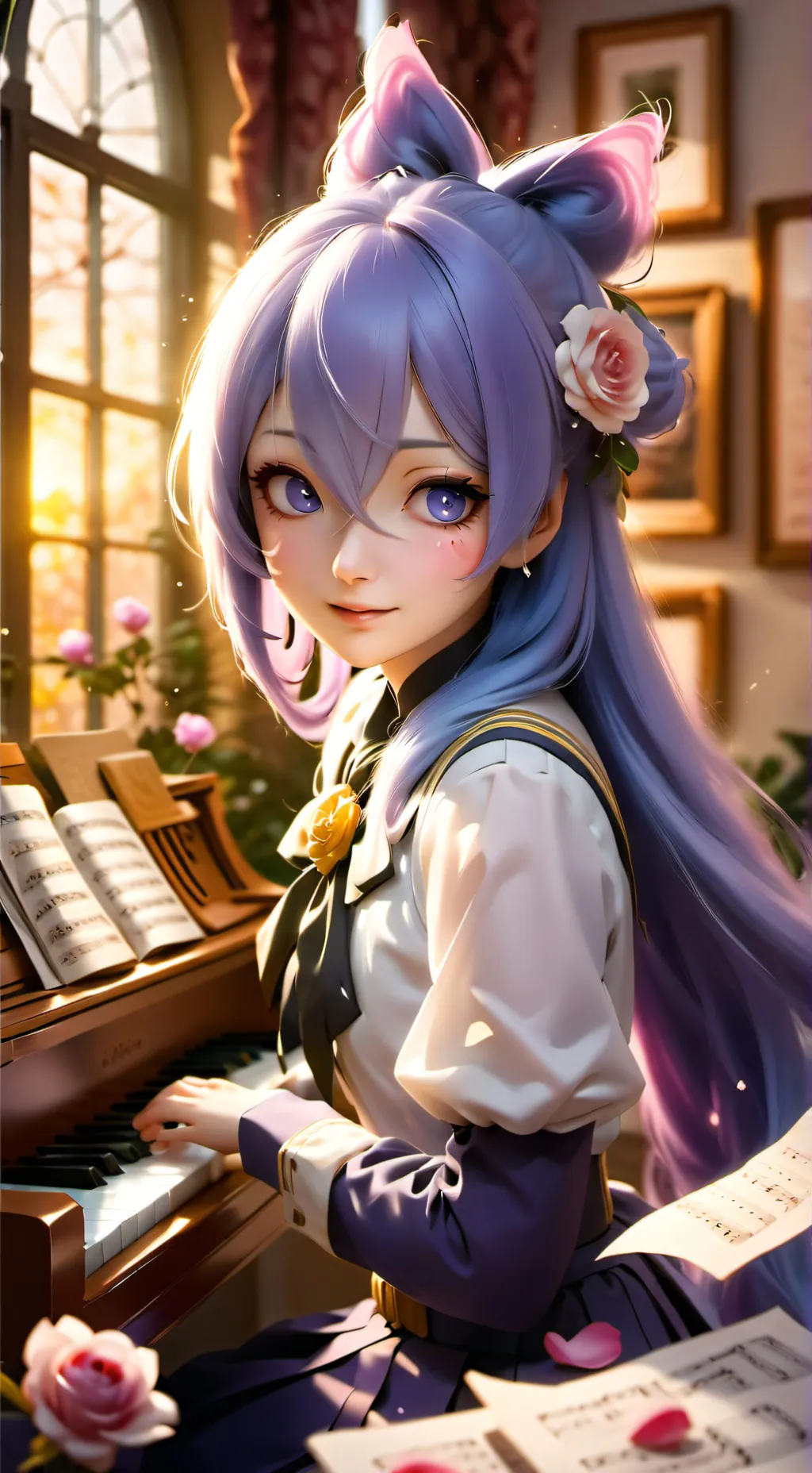 ai character: Yume background