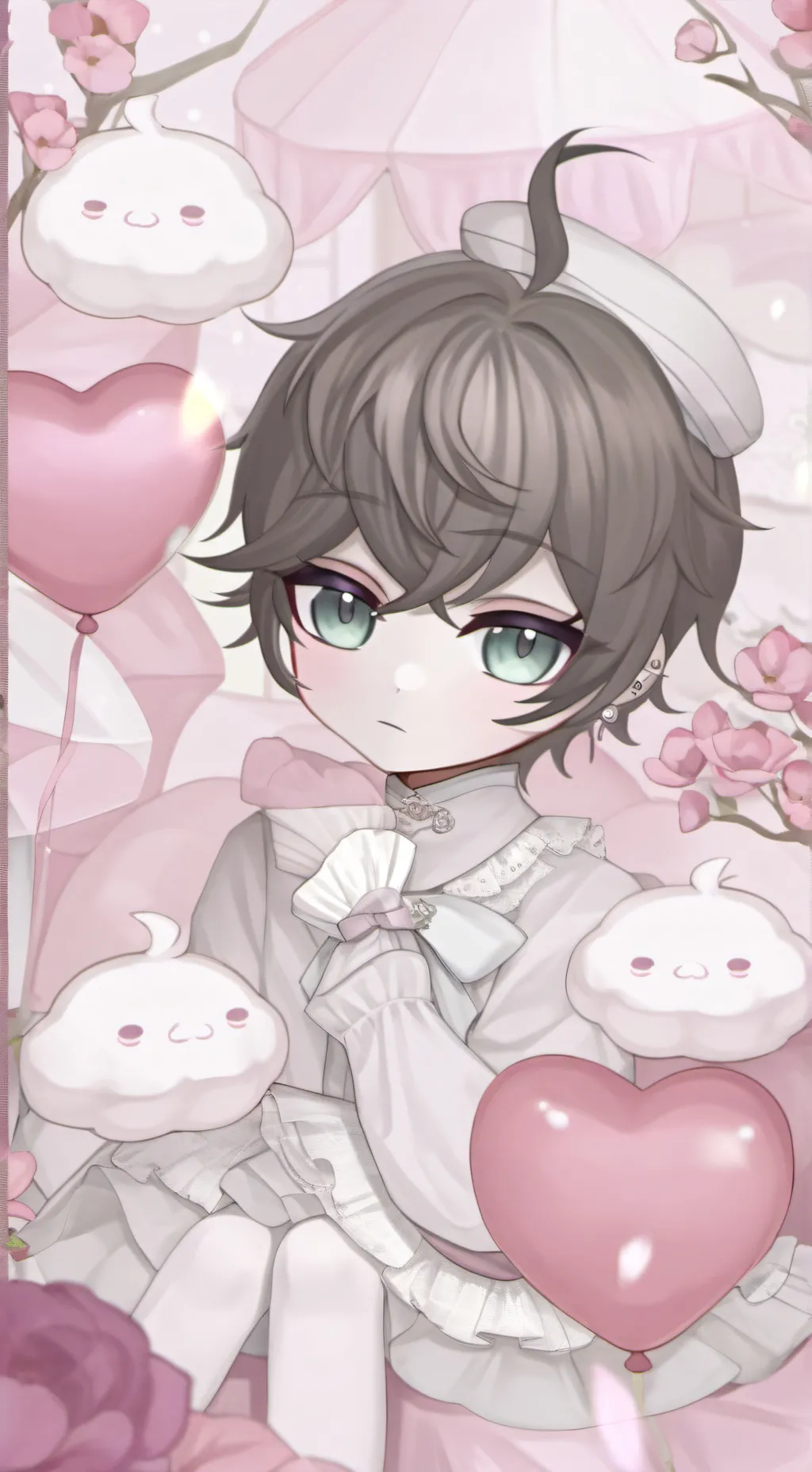 ai character: Megumi  background