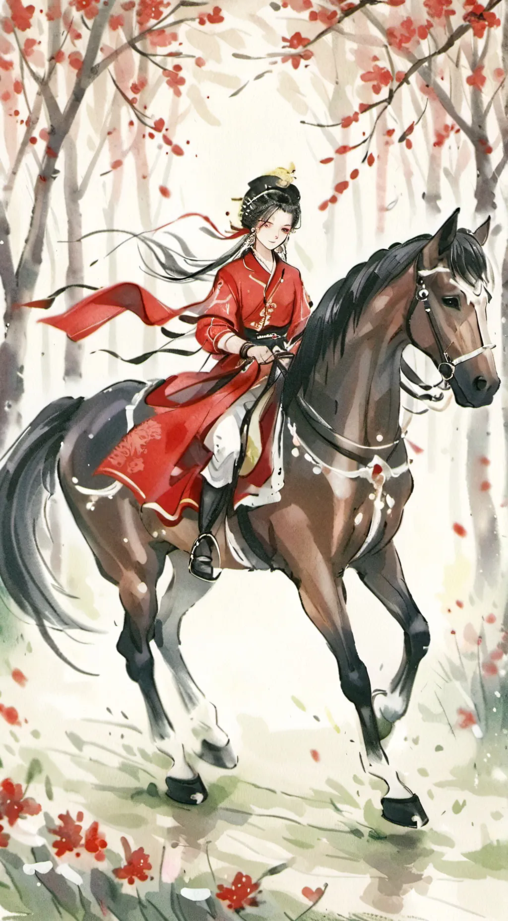 ai character: Horse story MHA  background