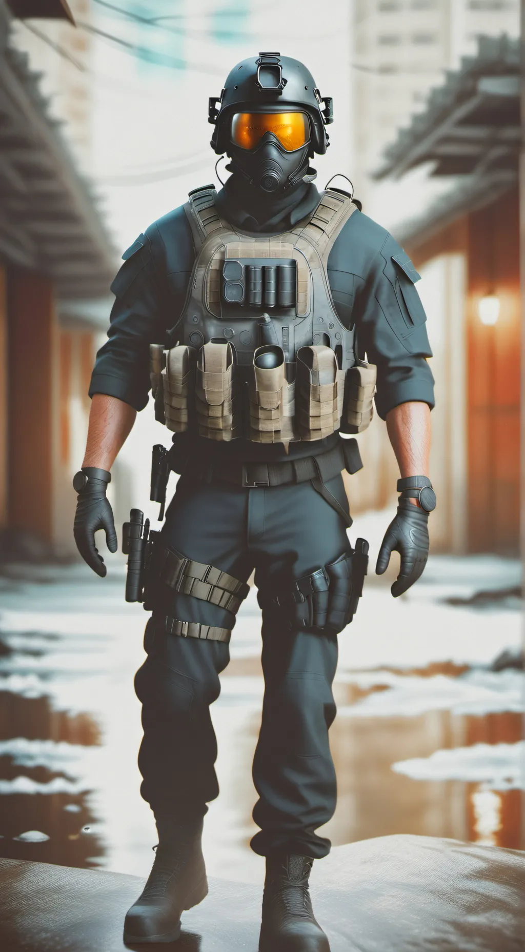 ai character: Simon Ghost Riley background