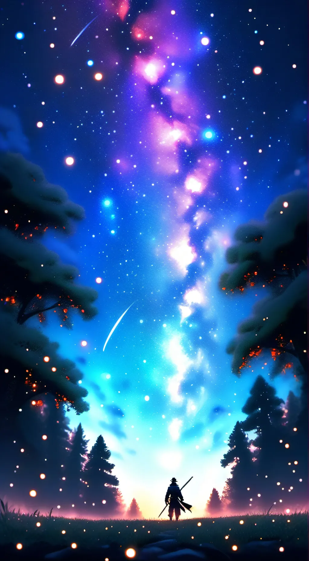 ai character: The Galaxy Queen background